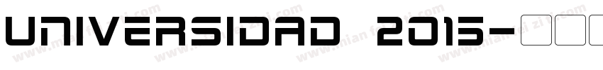 Universidad 2015字体转换